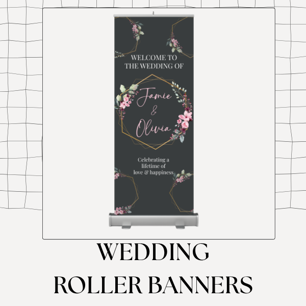 Custom Printed Wedding Roller Banners